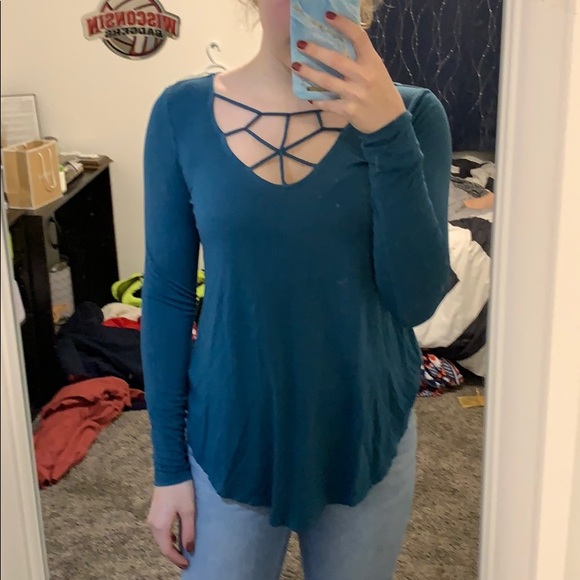 American eagle blue long sleeve - Picture 3 of 3
